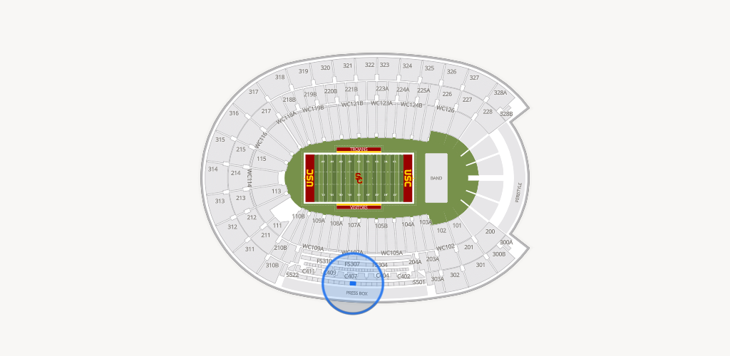 Los Angeles Memorial Coliseum Seating Chart