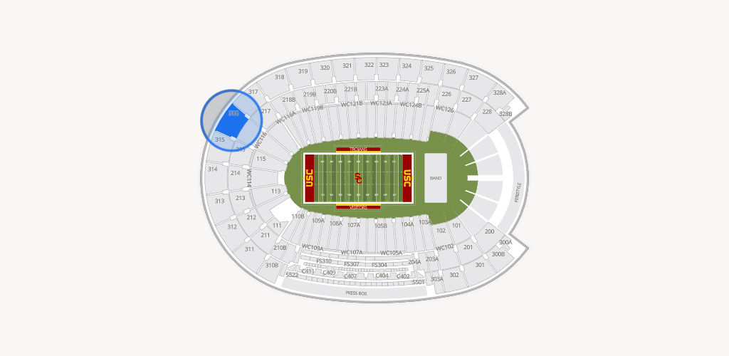 Los Angeles Memorial Coliseum Seating Chart