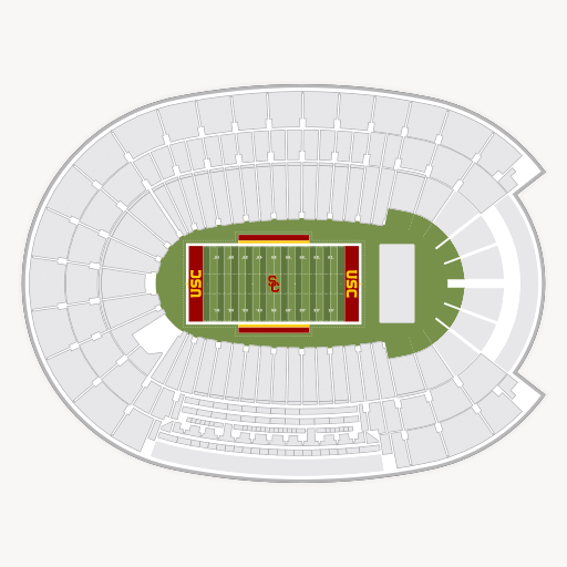 Los Angeles Memorial Coliseum seating chart