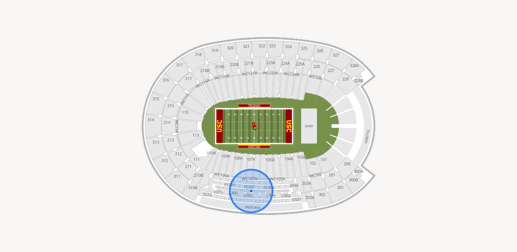 Los Angeles Memorial Coliseum Seating Chart
