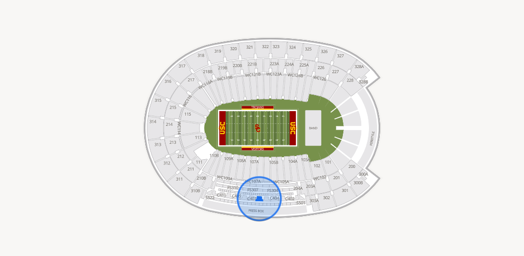 Los Angeles Memorial Coliseum Seating Chart
