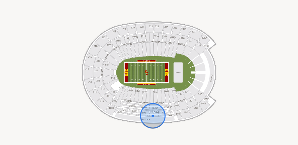 Los Angeles Memorial Coliseum Seating Chart