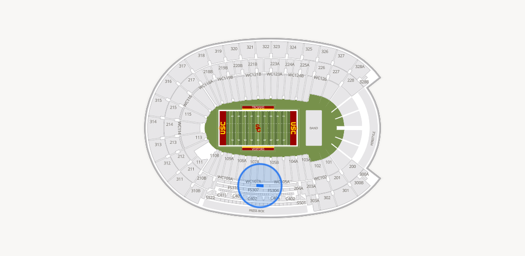 Los Angeles Memorial Coliseum Seating Chart