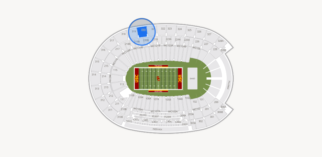 Los Angeles Memorial Coliseum Seating Chart
