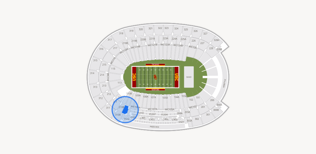 Los Angeles Memorial Coliseum Seating Chart