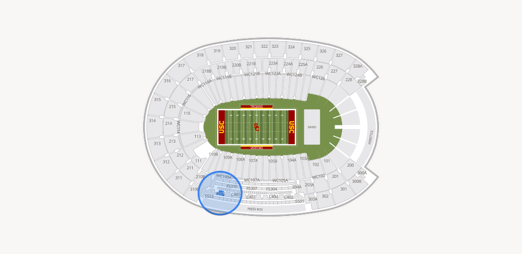 Los Angeles Memorial Coliseum Seating Chart