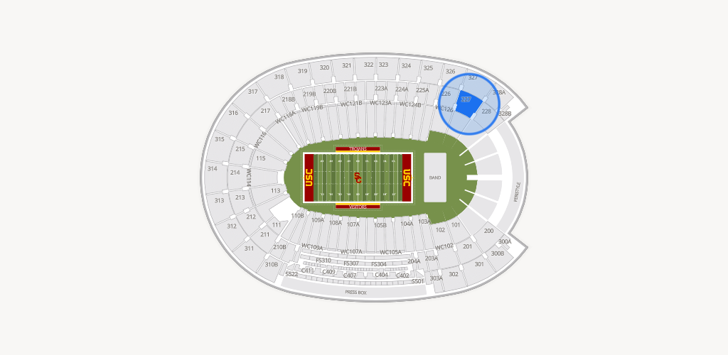 Los Angeles Memorial Coliseum Seating Chart