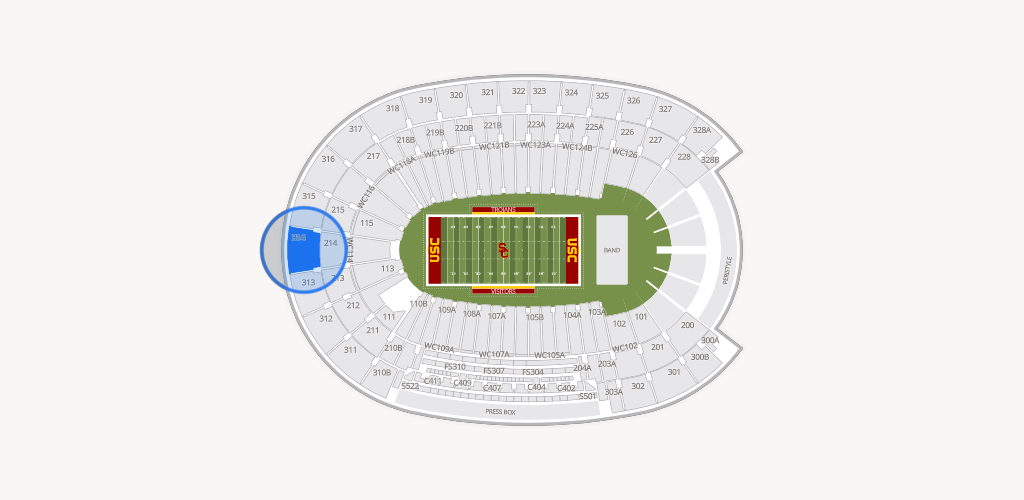 Los Angeles Memorial Coliseum Seating Chart