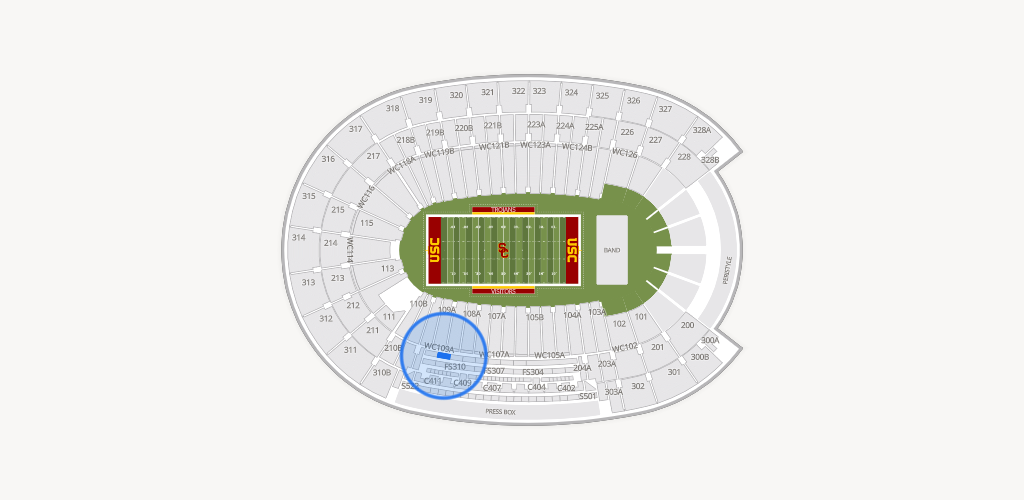 Los Angeles Memorial Coliseum Seating Chart