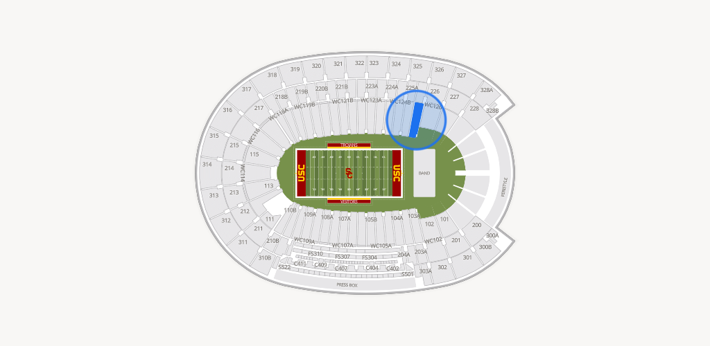 Los Angeles Memorial Coliseum Seating Chart