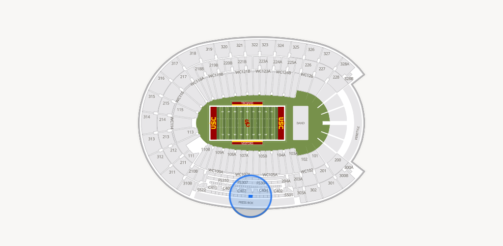 Los Angeles Memorial Coliseum Seating Chart