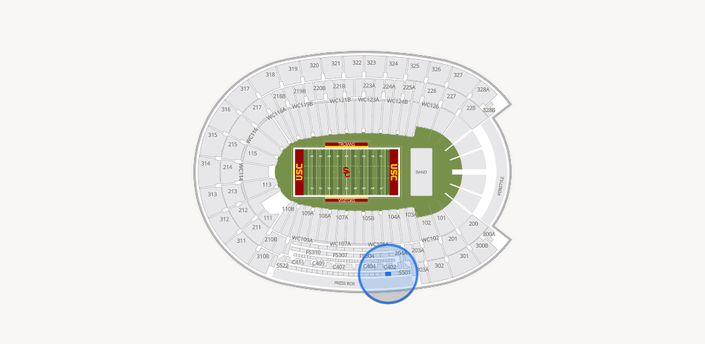 Los Angeles Memorial Coliseum Seating Chart