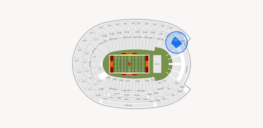 Los Angeles Memorial Coliseum Seating Chart