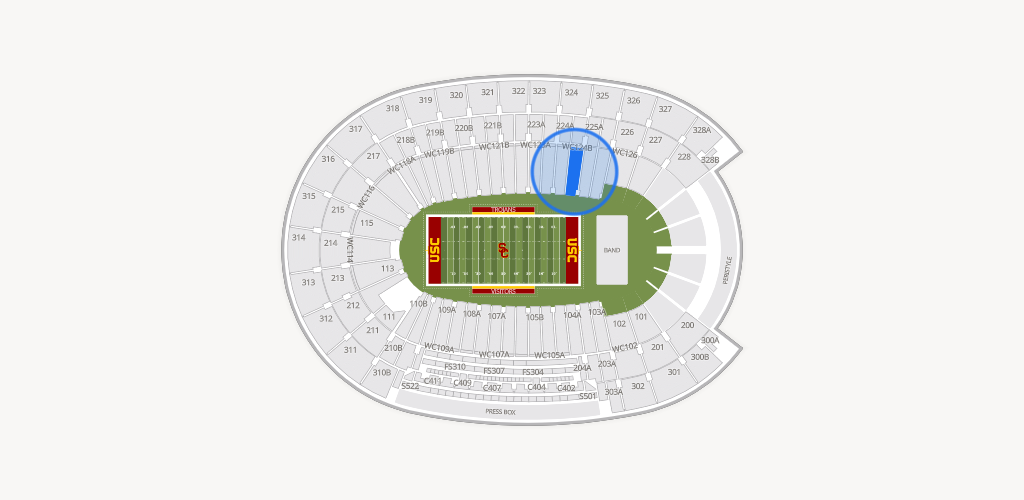 Los Angeles Memorial Coliseum Seating Chart