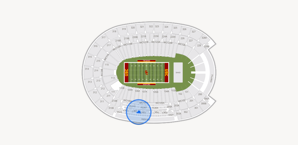 Los Angeles Memorial Coliseum Seating Chart