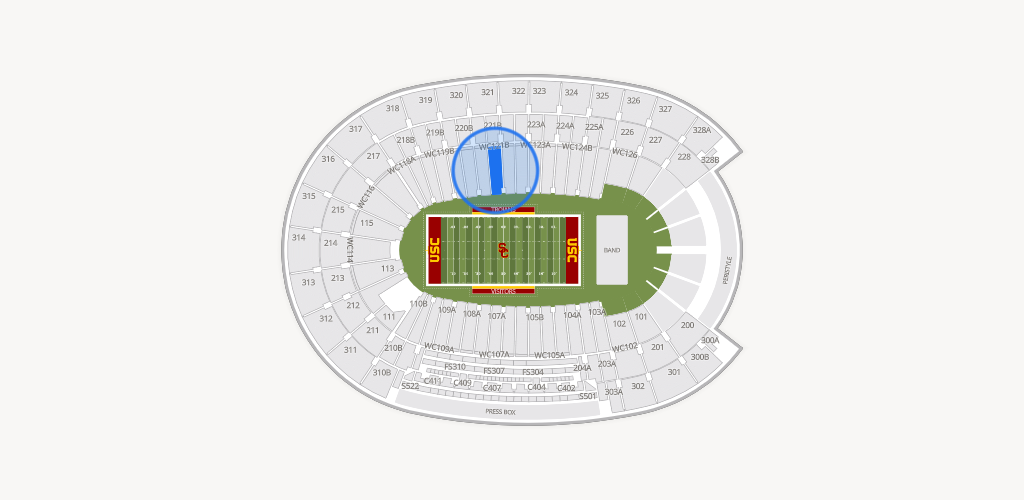 Los Angeles Memorial Coliseum Seating Chart