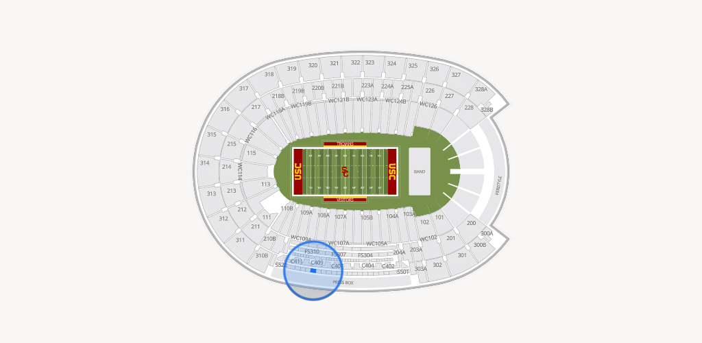 Los Angeles Memorial Coliseum Seating Chart