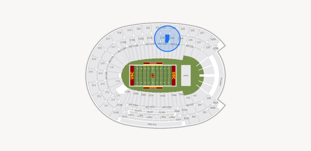 Los Angeles Memorial Coliseum Seating Chart
