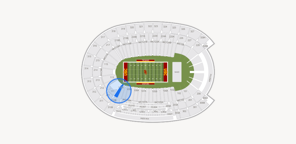 Los Angeles Memorial Coliseum Seating Chart