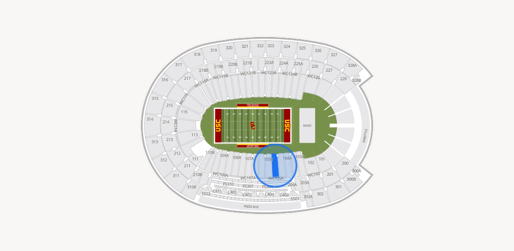 Los Angeles Memorial Coliseum Seating Chart