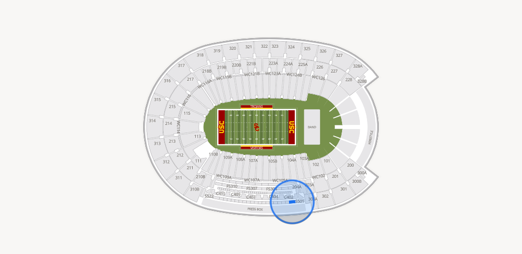 Los Angeles Memorial Coliseum Seating Chart