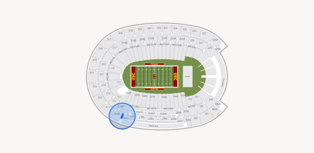 Los Angeles Memorial Coliseum Seating Chart
