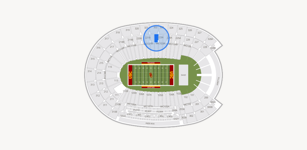 Los Angeles Memorial Coliseum Seating Chart