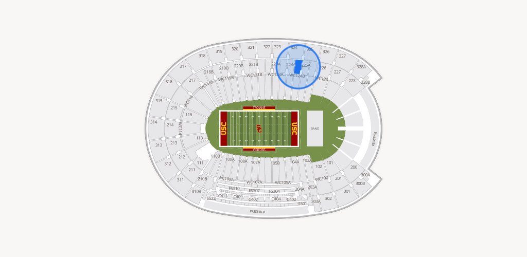 Los Angeles Memorial Coliseum Seating Chart
