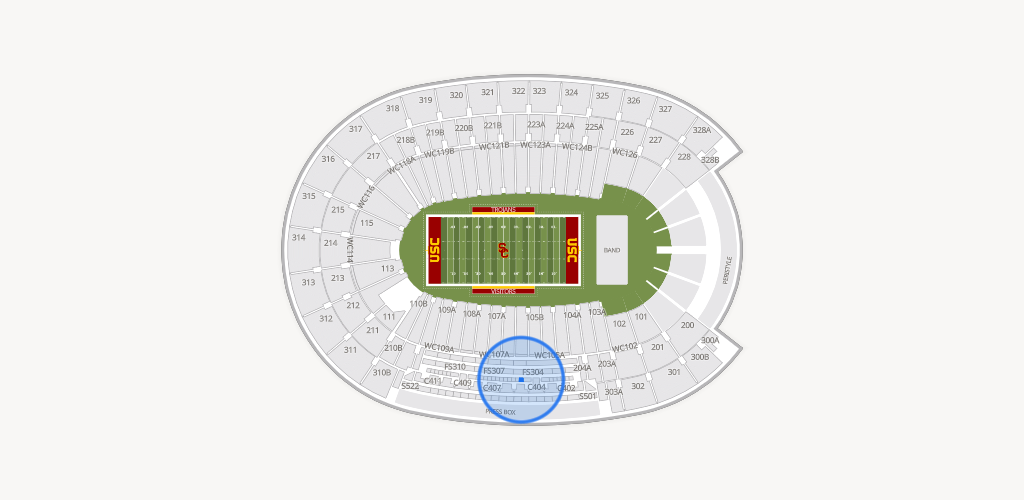 Los Angeles Memorial Coliseum Seating Chart