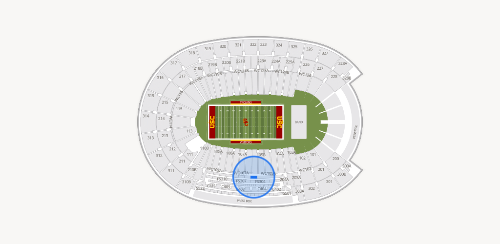 Los Angeles Memorial Coliseum Seating Chart