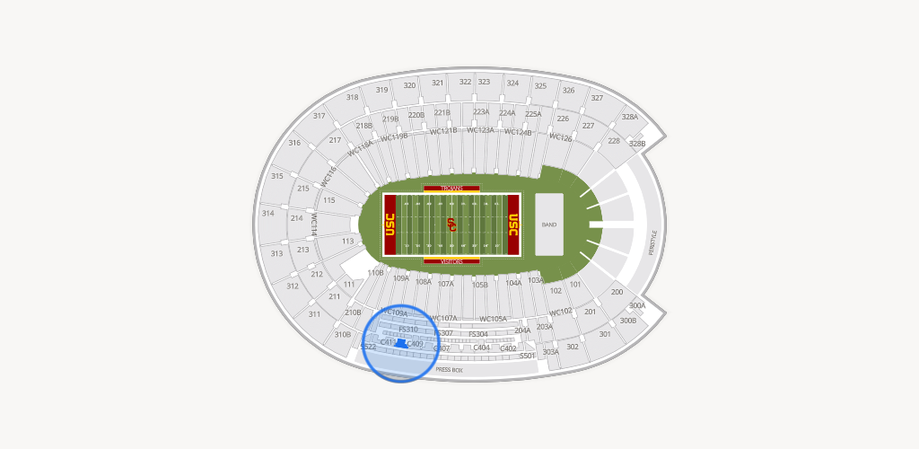 Los Angeles Memorial Coliseum Seating Chart