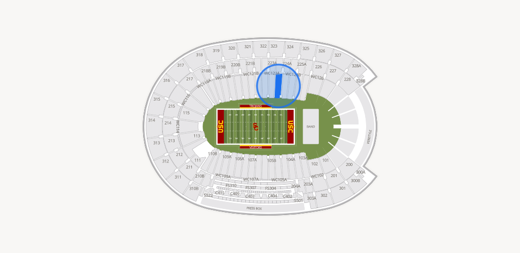 Los Angeles Memorial Coliseum Seating Chart