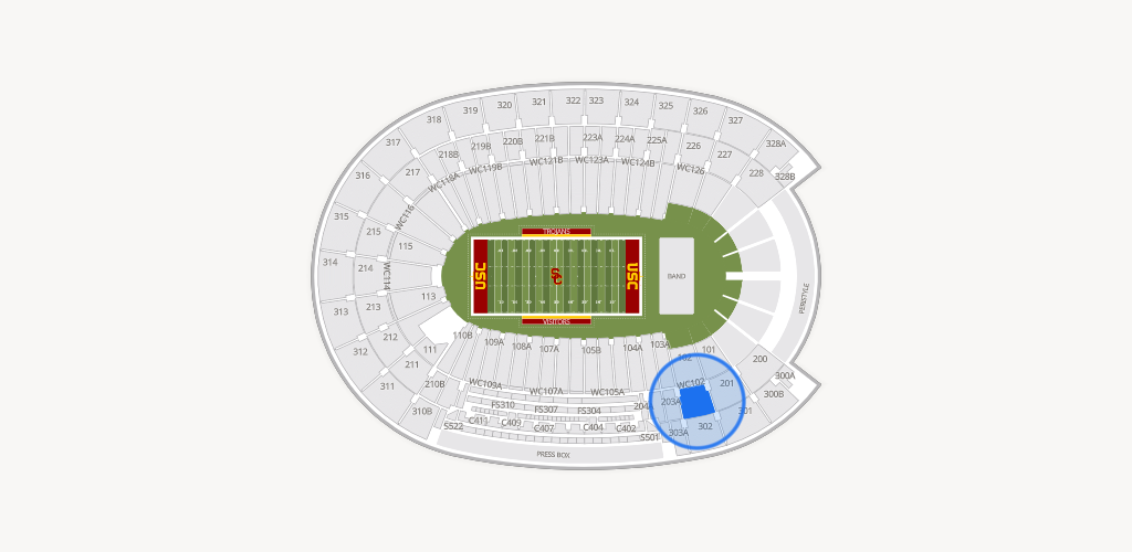 Los Angeles Memorial Coliseum Seating Chart