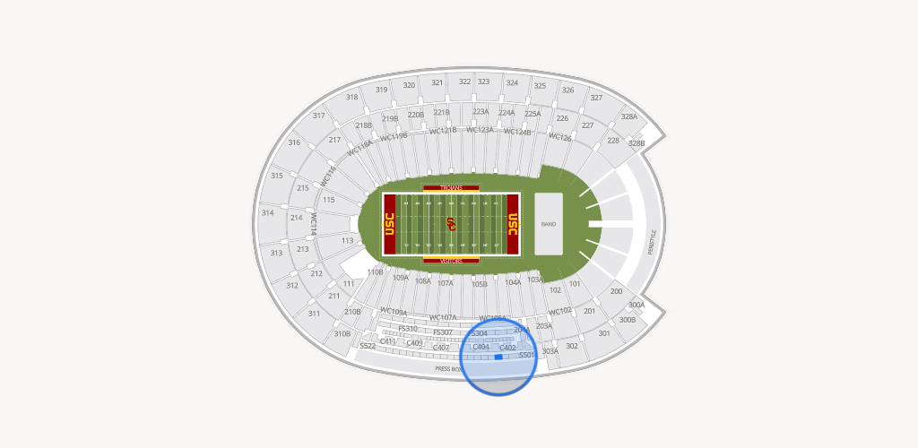Los Angeles Memorial Coliseum Seating Chart
