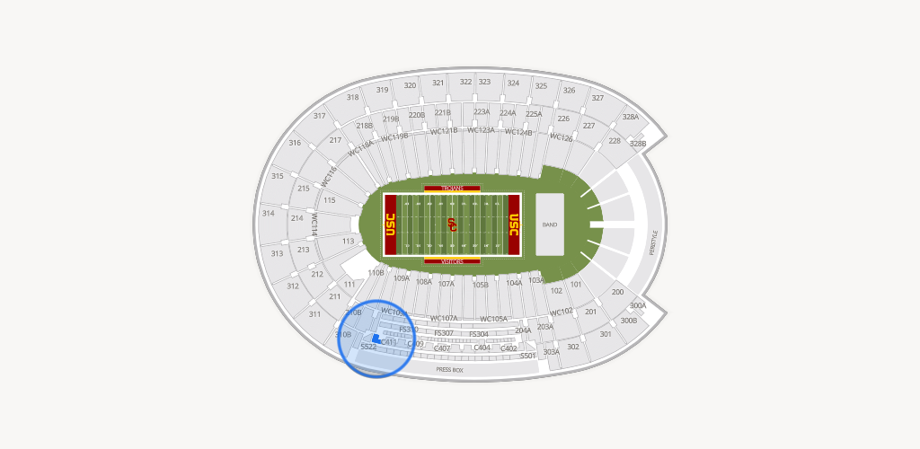 Los Angeles Memorial Coliseum Seating Chart