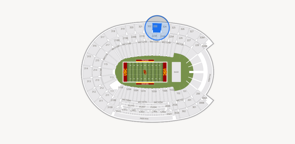 Los Angeles Memorial Coliseum Seating Chart