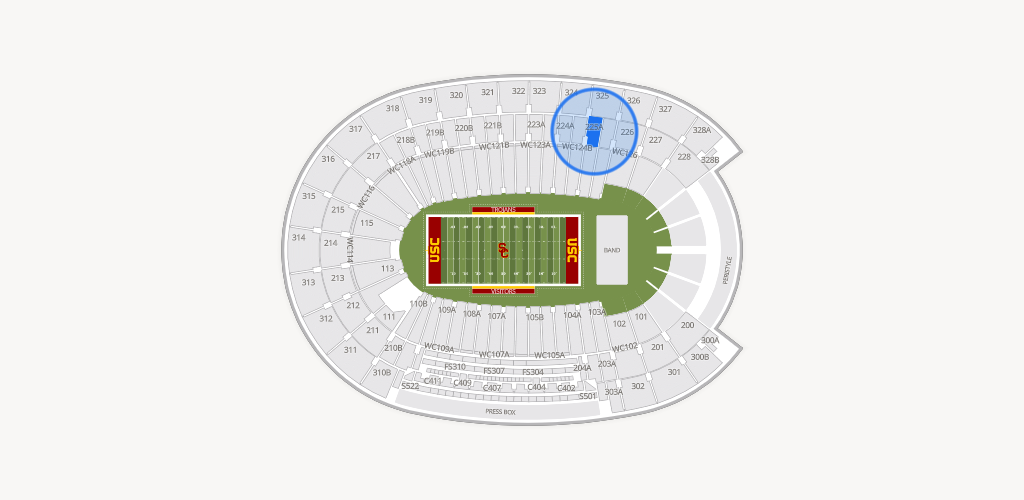 Los Angeles Memorial Coliseum Seating Chart
