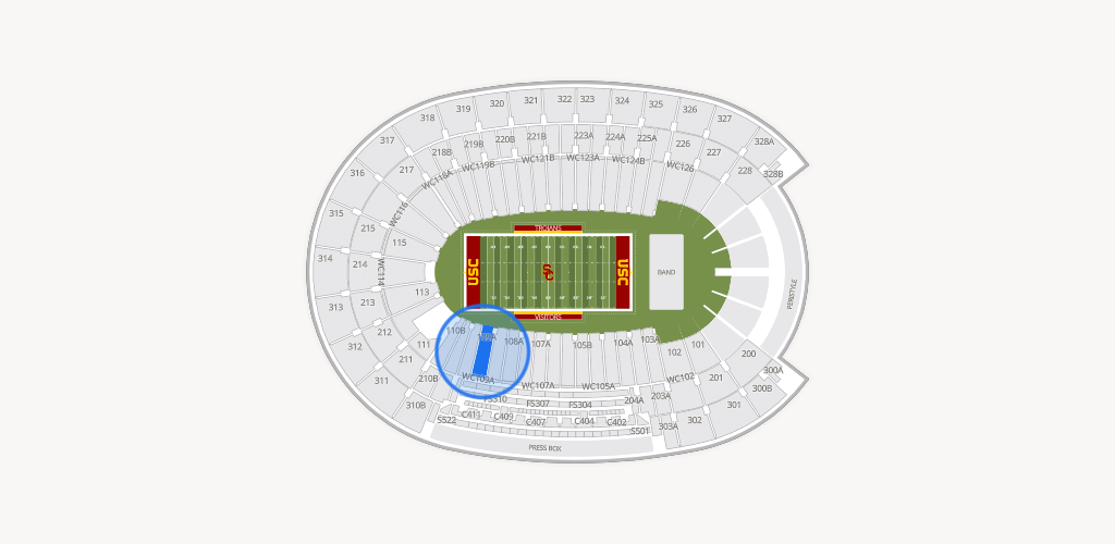 Los Angeles Memorial Coliseum Seating Chart