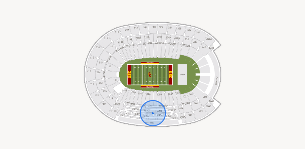 Los Angeles Memorial Coliseum Seating Chart
