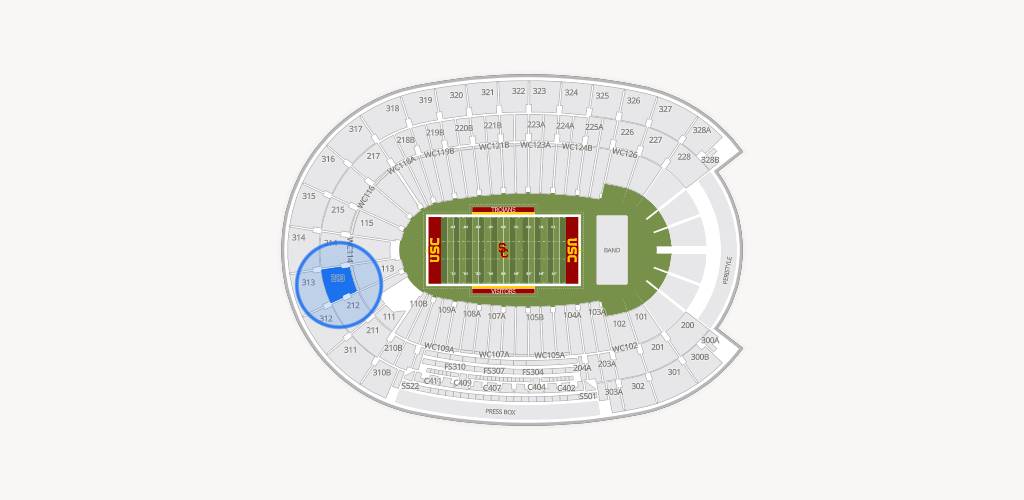 Los Angeles Memorial Coliseum Seating Chart