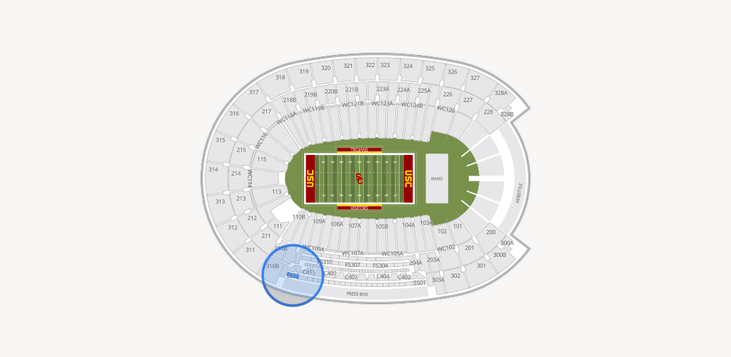Los Angeles Memorial Coliseum Seating Chart