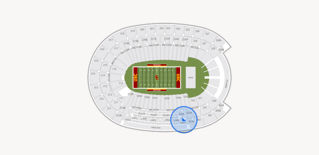 Los Angeles Memorial Coliseum Seating Chart