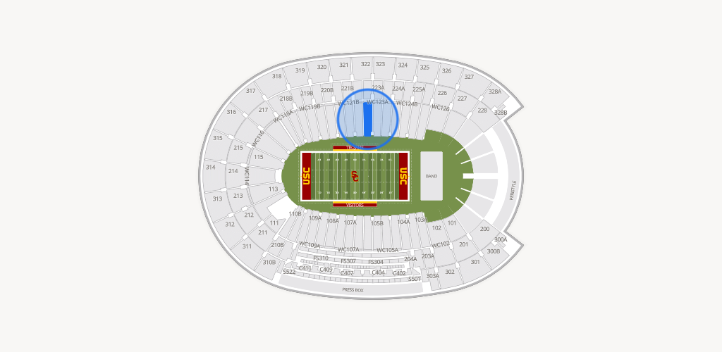 Los Angeles Memorial Coliseum Seating Chart