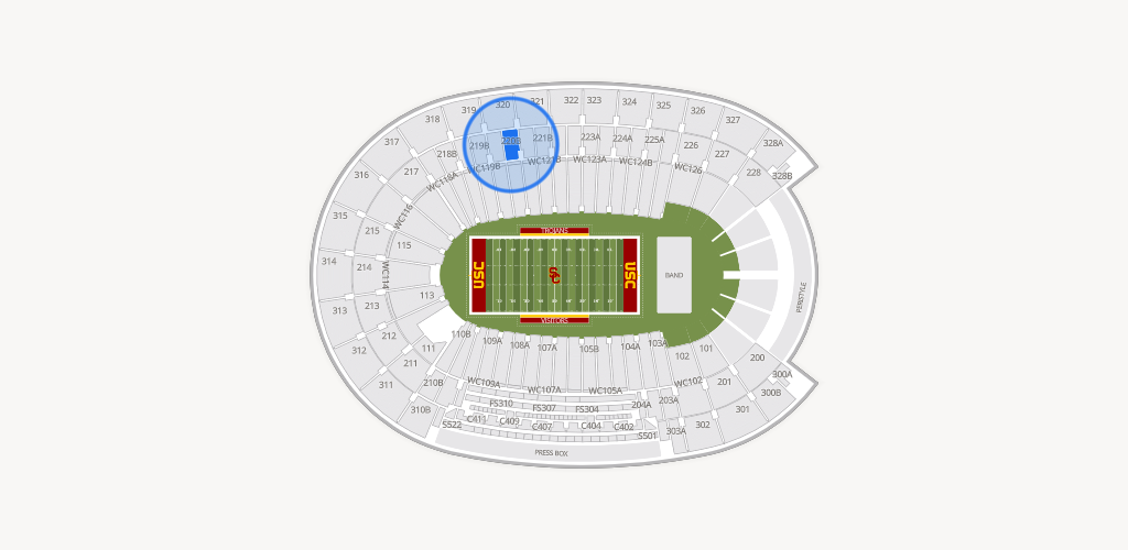 Los Angeles Memorial Coliseum Seating Chart