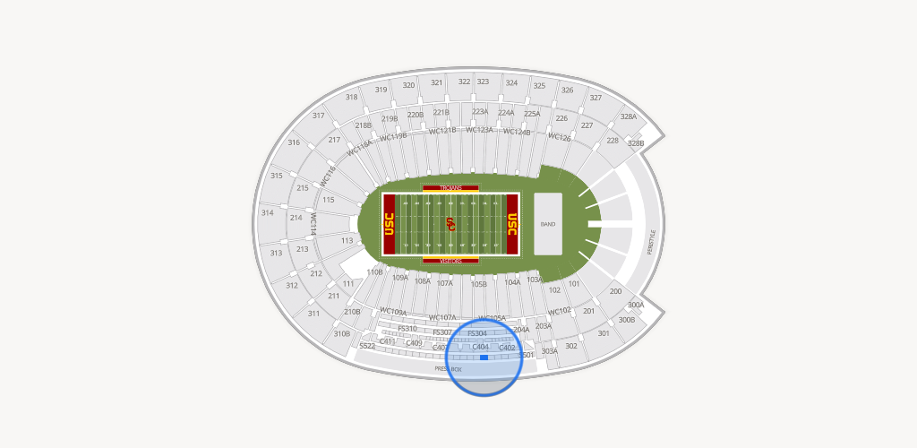 Los Angeles Memorial Coliseum Seating Chart