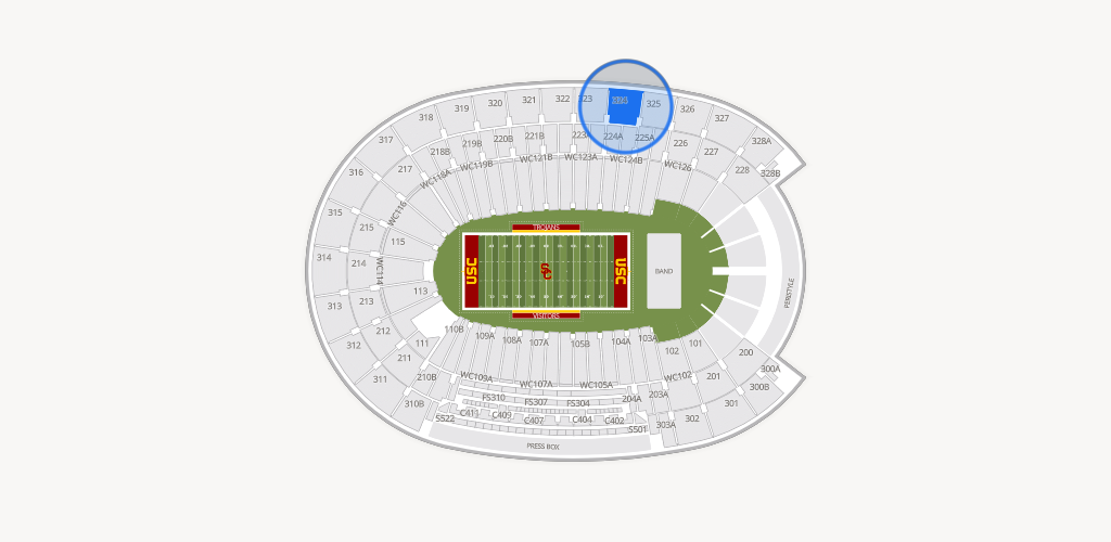 Los Angeles Memorial Coliseum Seating Chart