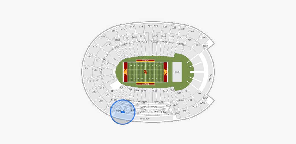Los Angeles Memorial Coliseum Seating Chart