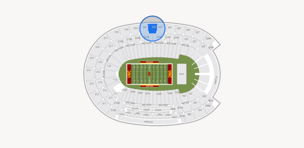 Los Angeles Memorial Coliseum Seating Chart