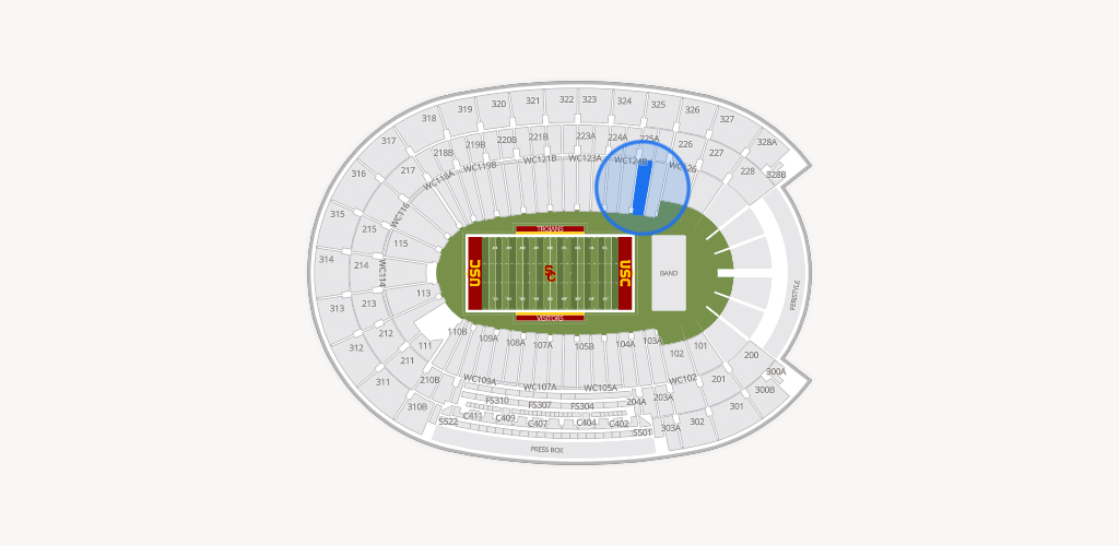 Los Angeles Memorial Coliseum Seating Chart