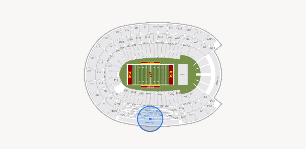 Los Angeles Memorial Coliseum Seating Chart